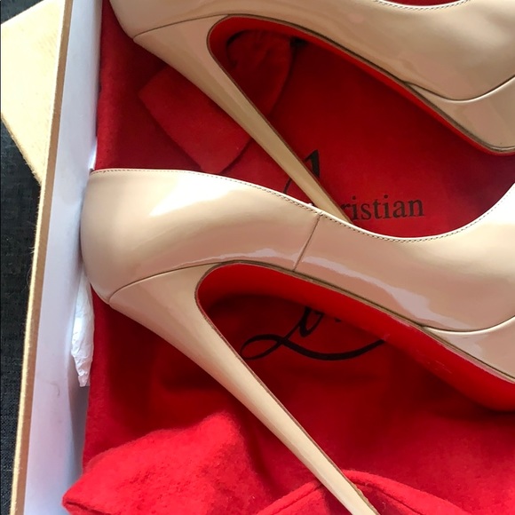 Christian Louboutin lady peep toe 9.5 size - Picture 7 of 7